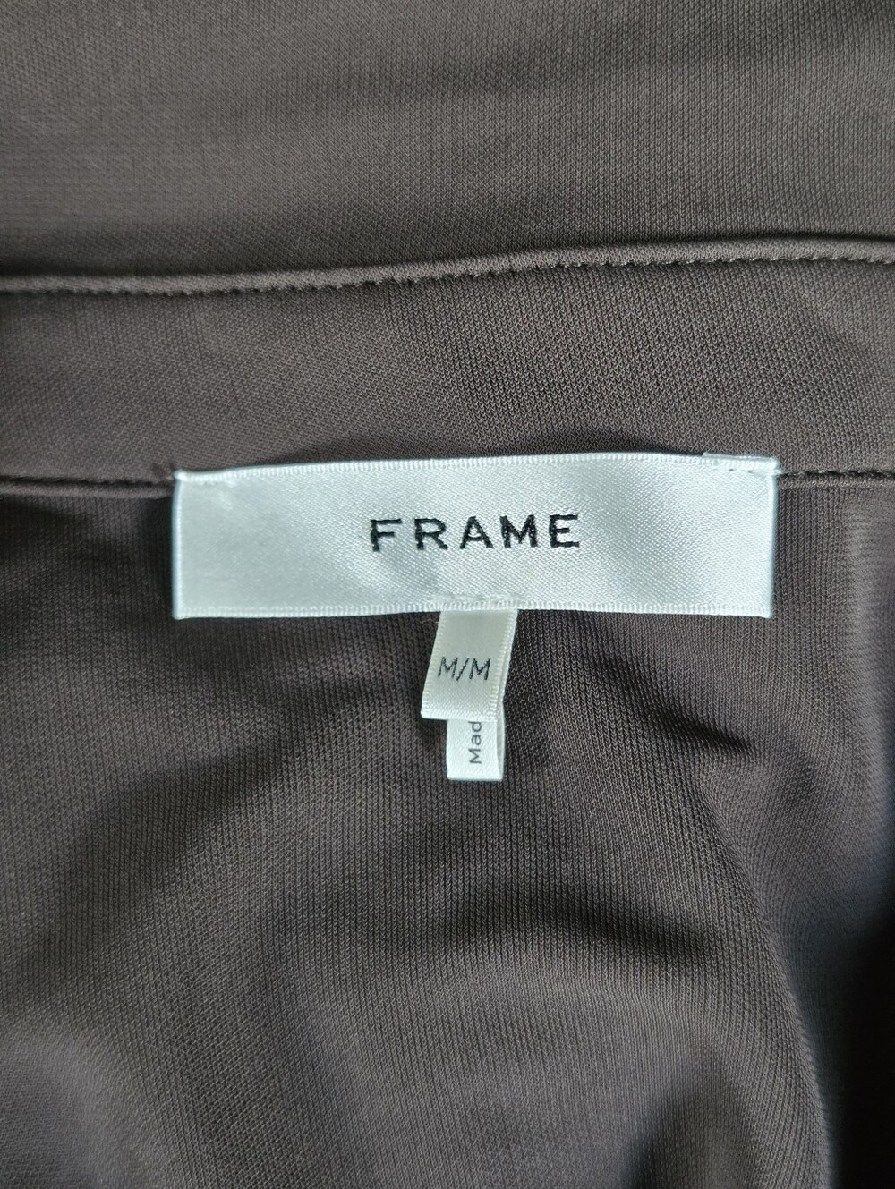 Frame Denim Chocolate Brown Lightweight Top - Picture 4 of 5